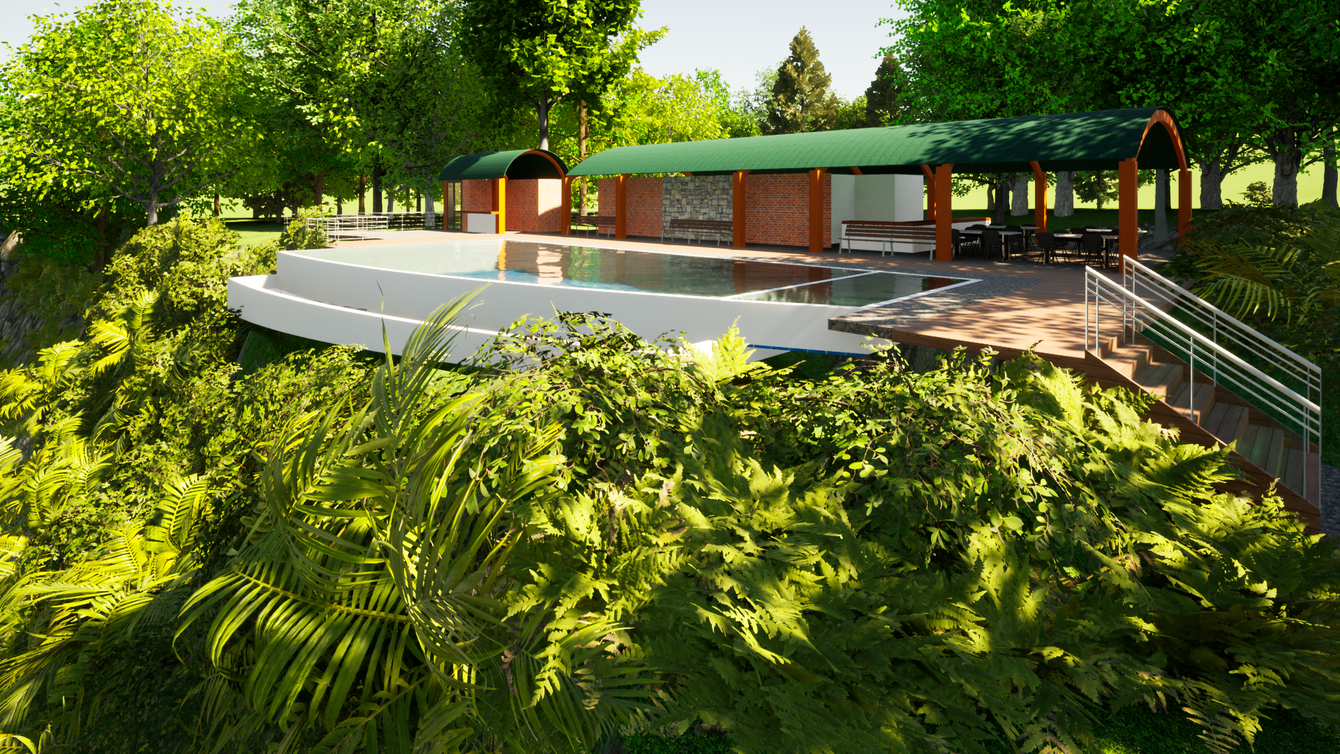 El título dice: Construye tu casa con nosotros, somos especialistas en diseño sismoresistente. Describe que se ofrece servicios de Evaluación Estructural, con una imagen de un proyecto realizado en a una nave industrial en Mera, Ecuador. Contiene el número de contacto 0992621621, y la dirección Riobamba, Monseñor Alberto Ordoñez y Edelberto Bonilla Oleas para agendar una cita.